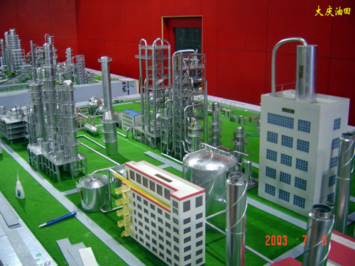 工业区沙盘模型