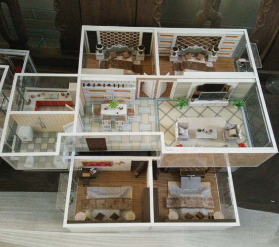 建筑户型模型制作