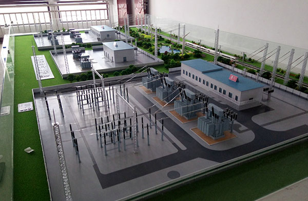 工业电力沙盘模型，电网分布地形沙盘模型